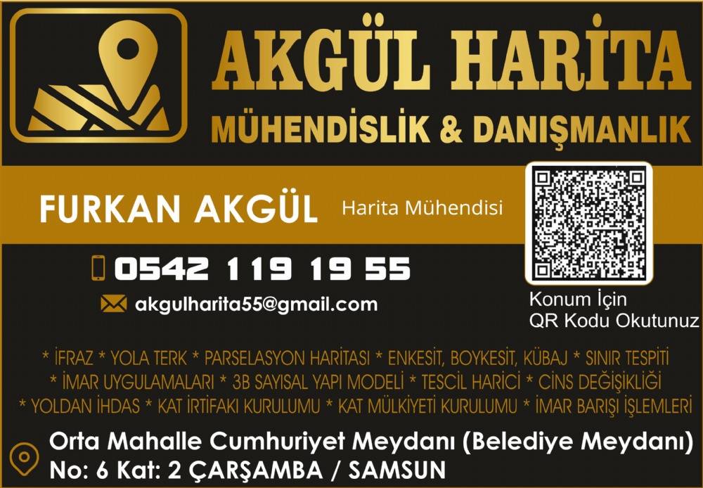 AKGÜL HARİTA MÜHENDİSLİK ÇARŞAMBA