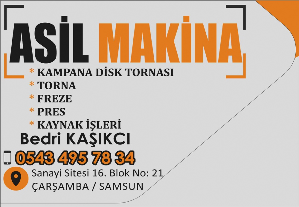 ASİL MAKİNA ÇARŞAMBA