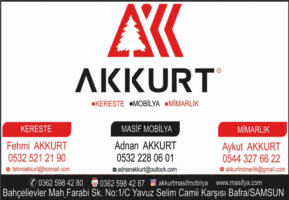 AKKURT MASİF MOBİLYA BAFRA