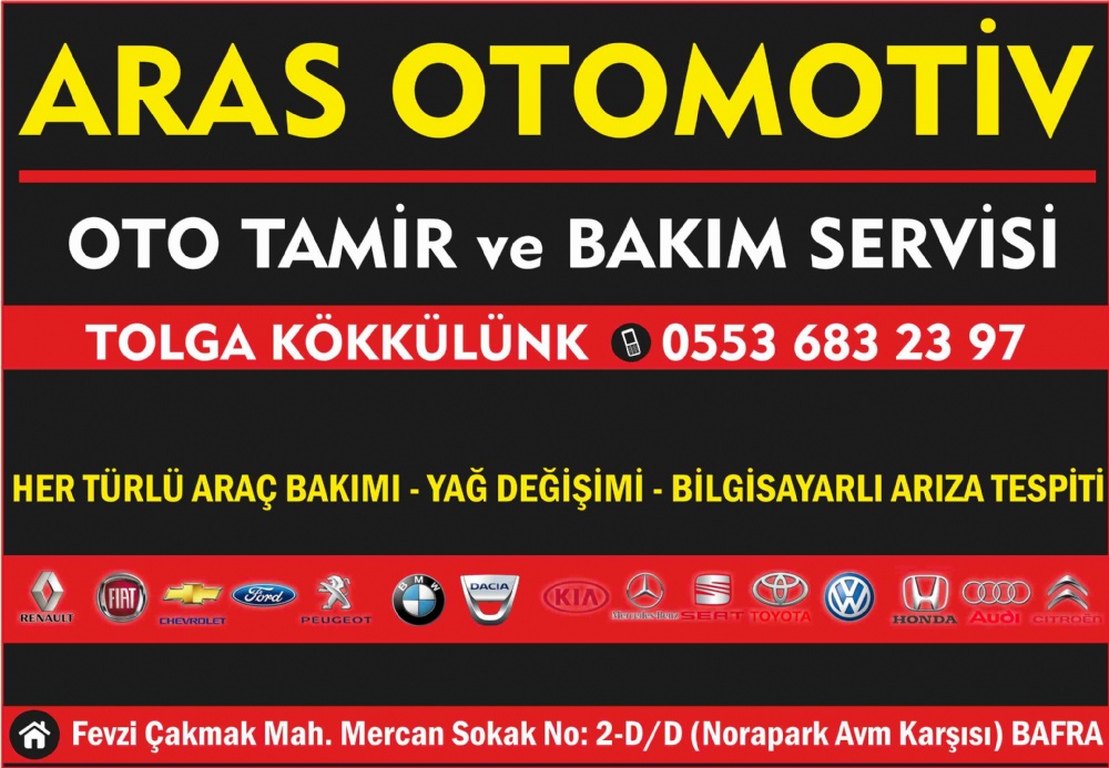 ARAS OTOMOTİV ÖZEL SERVİS BAFRA