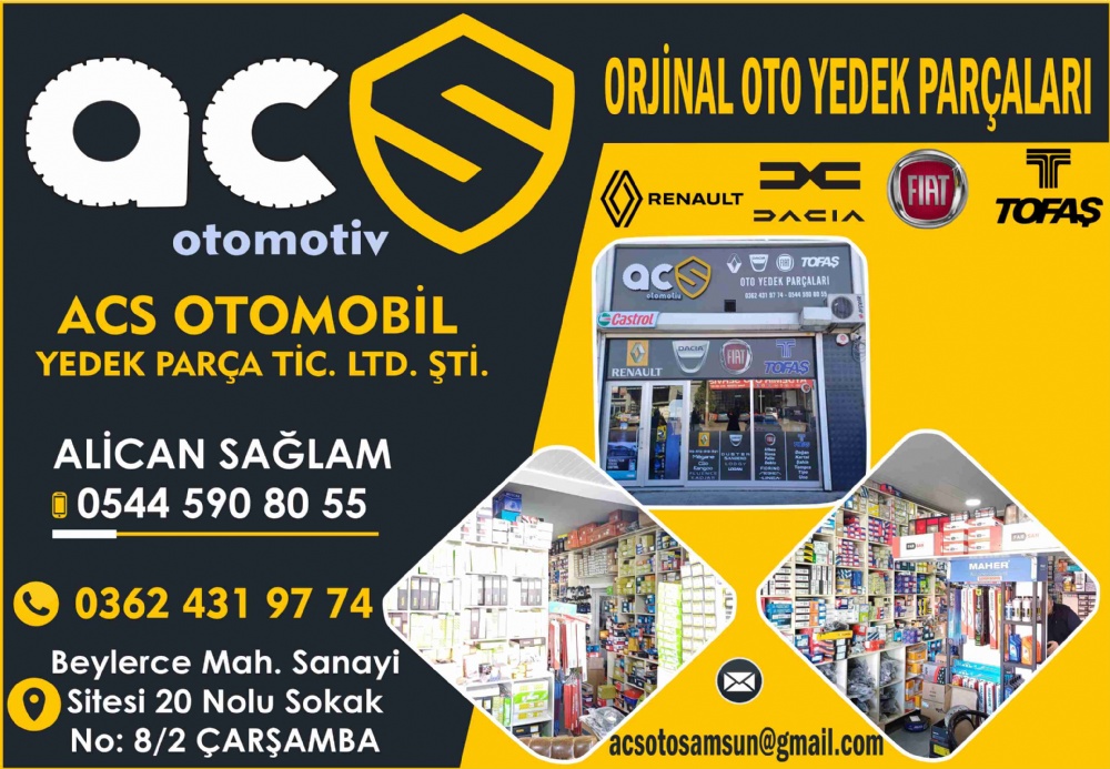 ACS OTOMOTİV, RENAULT YEDEK PARÇA ÇARŞAMBA