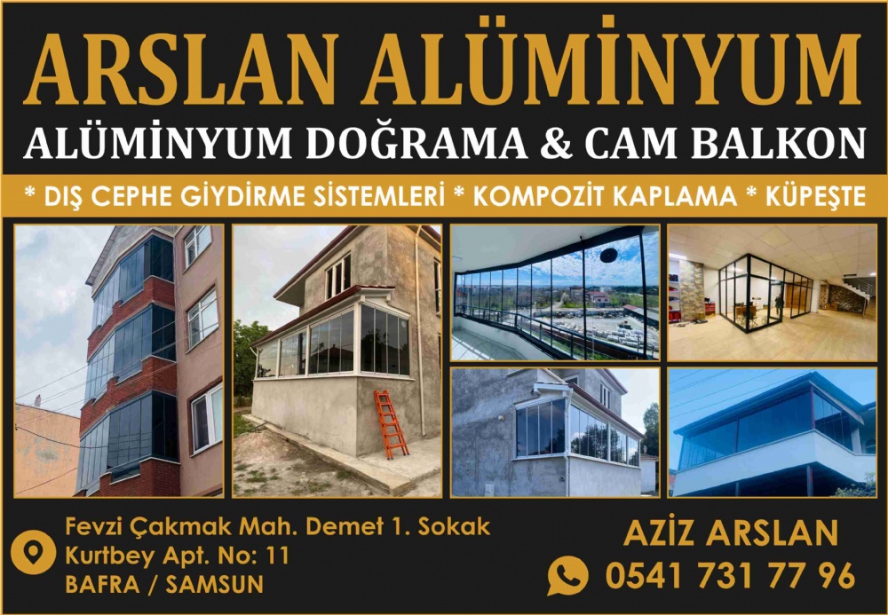 ARSLAN ALÜMİNYUM BAFRA