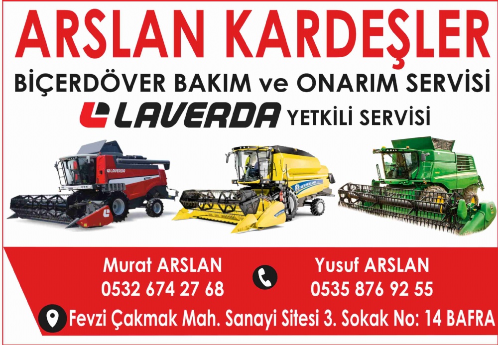 ARSLAN KARDEŞLER BİÇERDÖVER BAFRA