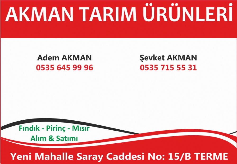 AKMAN TARIM ÜRÜNLERİ TERME