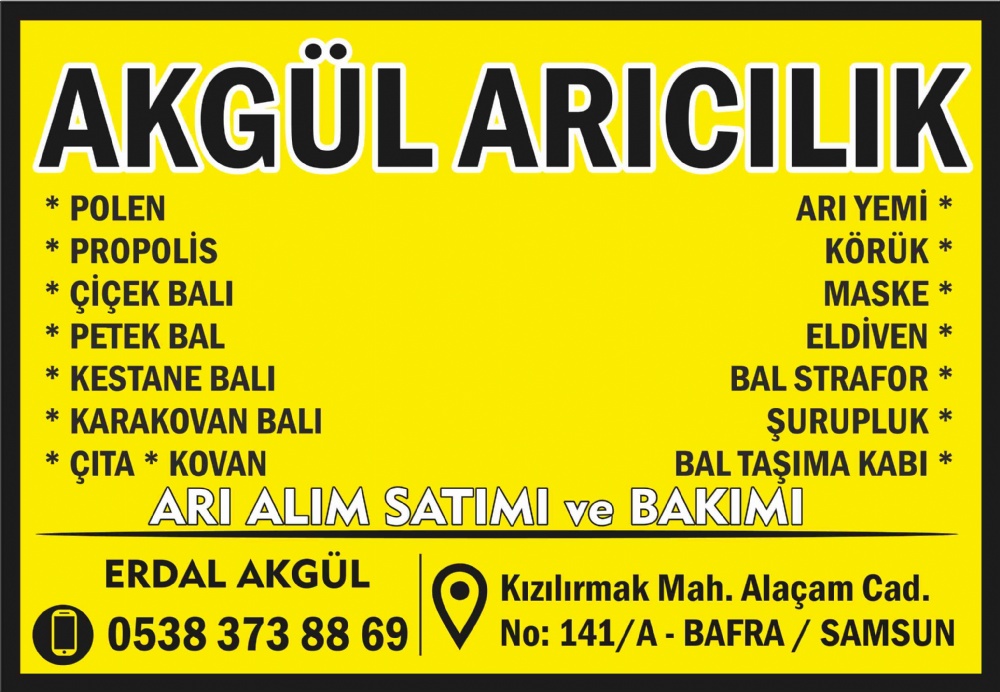 AKGÜL ARICILIK BAFRA