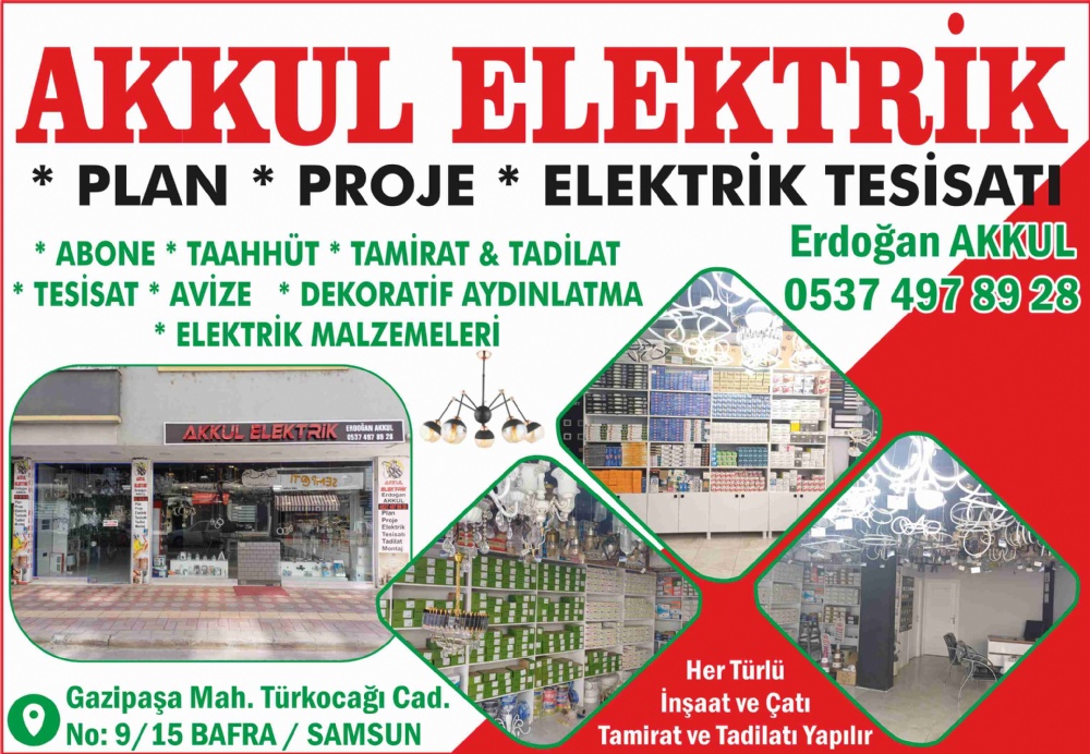 AKKUL ELEKTRİK BAFRA