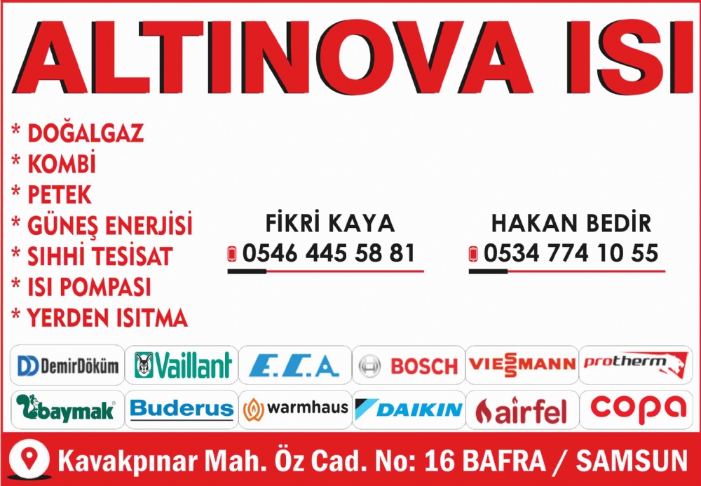 ALTINOVA ISI, DOĞALGAZ BAFRA